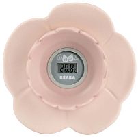 Beaba Цифровой термометр Lotus для воды и воздуха / цвет Old Pink (розовый)					
