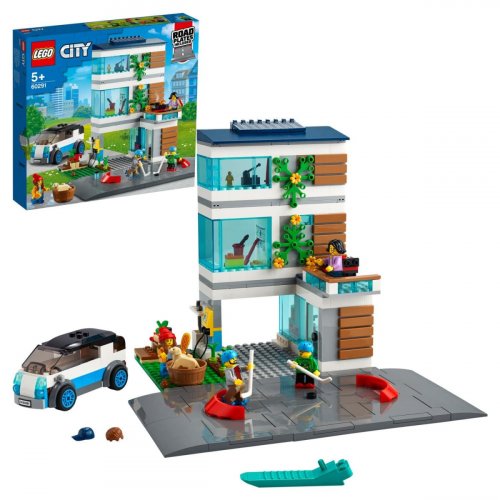 LEGO City Конструктор "Современный дом для семьи", 388 деталей