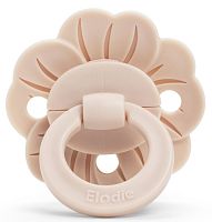 Elodie Пустышка силиконовая Binky Bloom, от 3 месяцев / цвет Powder Pink (розовый)					