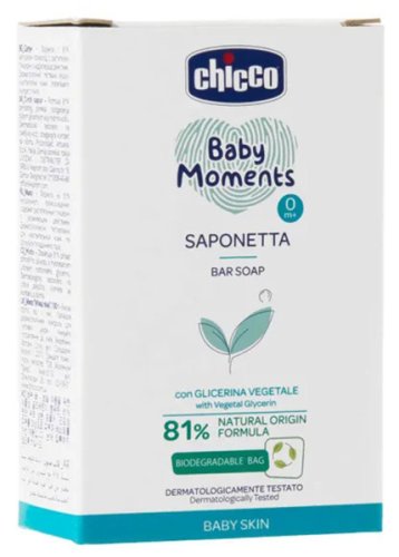 Chicco Мыло Baby Moments, 100 г