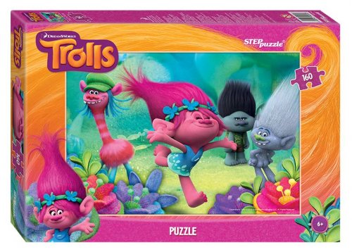 Пазлы TROLLS 160 деталей