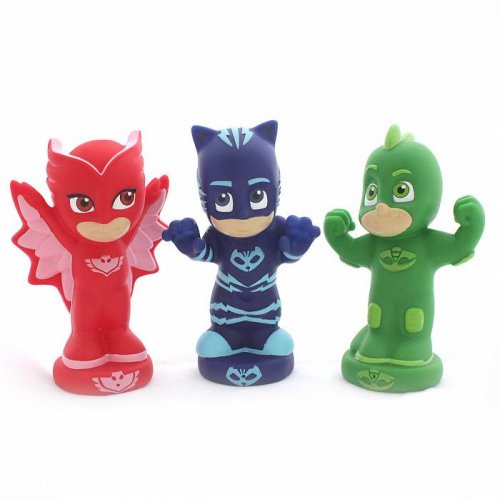 игрушка Игровой набор для ванной Герои в Масках PJ Masks / 3шт / 13см