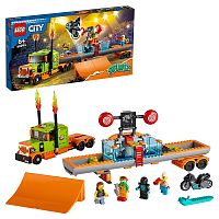 Lego City Stuntz Конструктор "Грузовик для шоу каскадёров", 420 деталей					