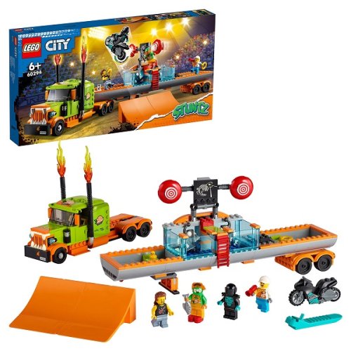 Lego City Stuntz Конструктор "Грузовик для шоу каскадёров", 420 деталей