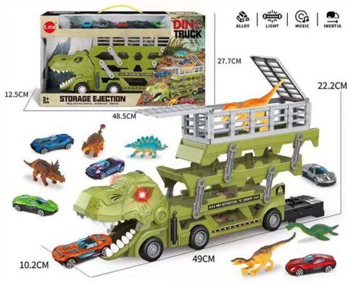 Игровой набор машин "Автовоз динозавр"